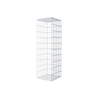Anbaugabione Typ 2 100 cm x 30 cm x 30 cm, Maschenweite 5 cm x 10 cm, C-Ring