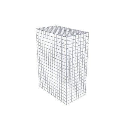 Type 4 oplegkorf 100 cm x 70 cm x 40 cm (L x H x D), maaswijdte 5 cm x 5 cm, C-ring