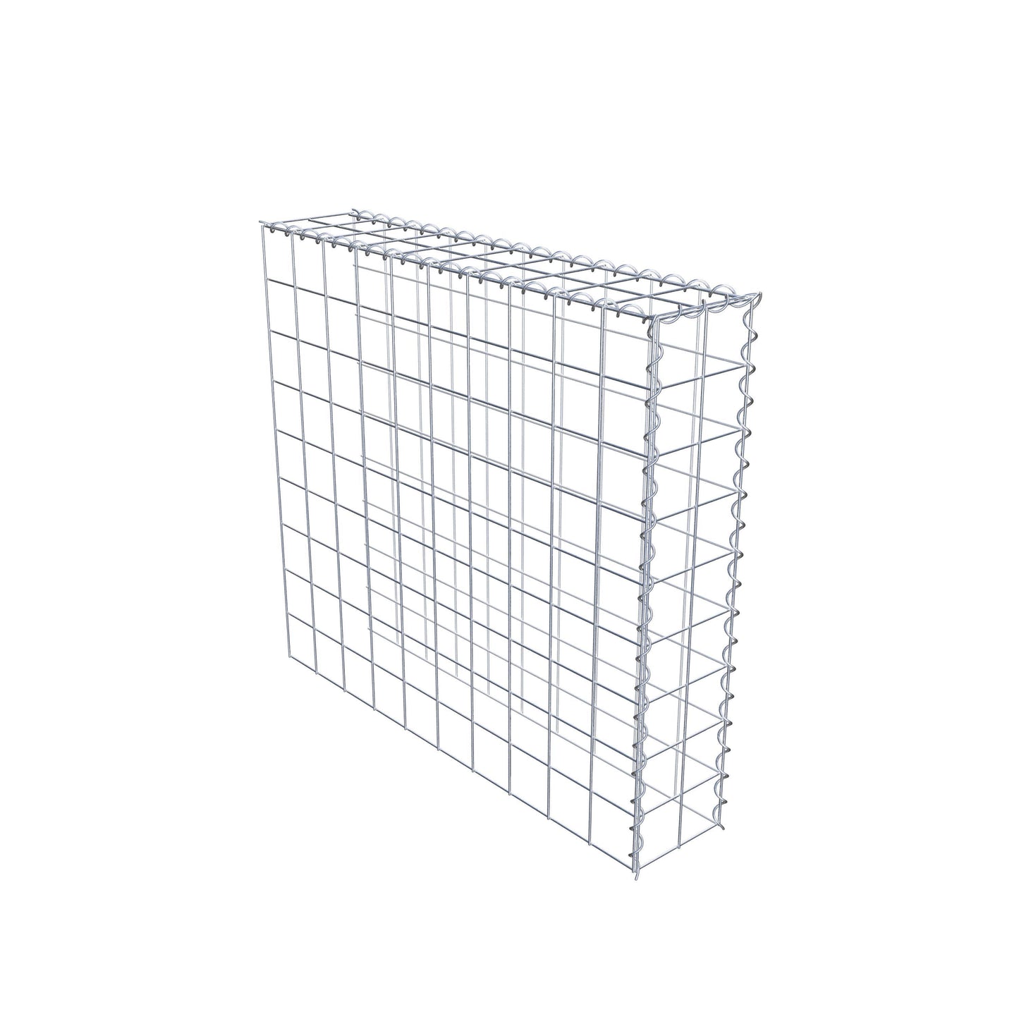 Add-on schanskorf type 4 100 cm x 90 cm x 20 cm (L x H x D), maaswijdte 10 cm x 10 cm, spiraal