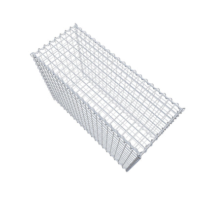 Gabion 100 cm x 70 cm x 40 cm (L x H x D), maskstorlek 5 cm x 5 cm, spiral