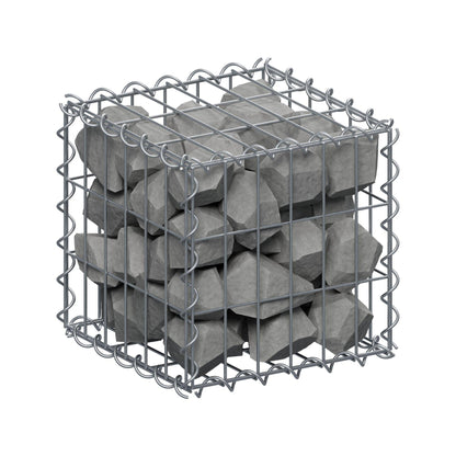 Gabion 30 cm x 30 cm x 30 cm (L x H x D), mesh size 5 cm x 10 cm, spiral
