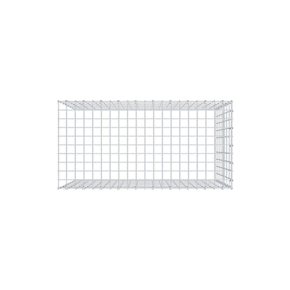 Monteret gabion type 4 100 cm x 70 cm x 50 cm (L x H x D), maskestørrelse 5 cm x 10 cm, C-ring