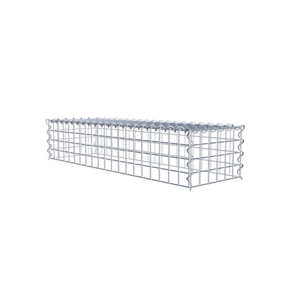 Gabião tipo 3 100 cm x 20 cm x 30 cm (C x A x P), malhagem 5 cm x 5 cm, espiral