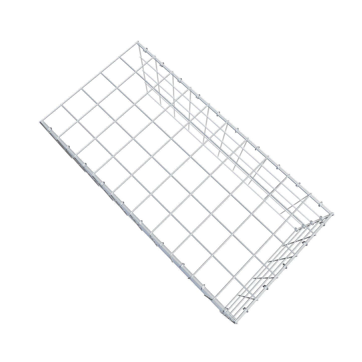 Opzetpaal type 4 100 cm x 40 cm x 50 cm (L x H x D), maaswijdte 10 cm x 10 cm, C-ring