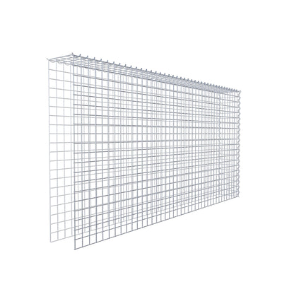 Add-on schanskorf type 4 200 cm x 100 cm x 20 cm (L x H x D), maaswijdte 5 cm x 5 cm, spiraalvormig