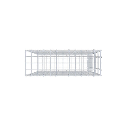 Anbaugabione Typ 2 100 cm x 60 cm x 20 cm, Maschenweite 5 cm x 10 cm, C-Ring