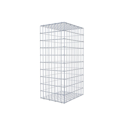 Gavión 100 cm x 50 cm x 40 cm (L x A x P), luz de malla 5 cm x 10 cm, anillo en C