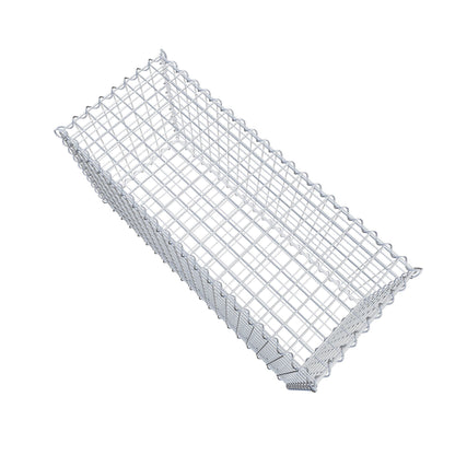 Gabion 100 cm x 50 cm x 40 cm (L x H x D), maskestørrelse 5 cm x 5 cm, spiral
