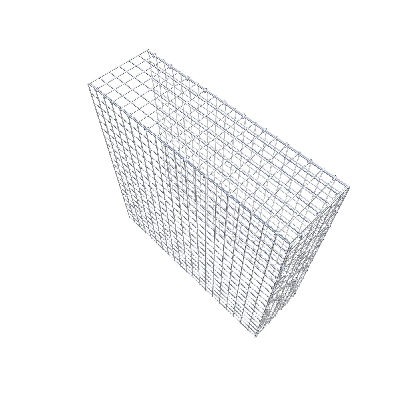 Anbaugabione Typ 4 100 cm x 100 cm x 30 cm (L x H x T), Maschenweite 5 cm x 5 cm, C-Ring