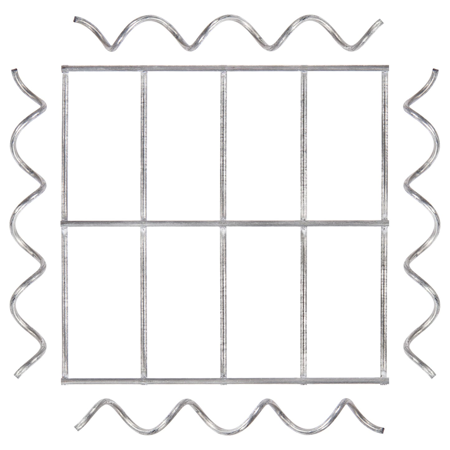 Tapa para columna MW 5 x 10 cm con 4 espirales de montaje