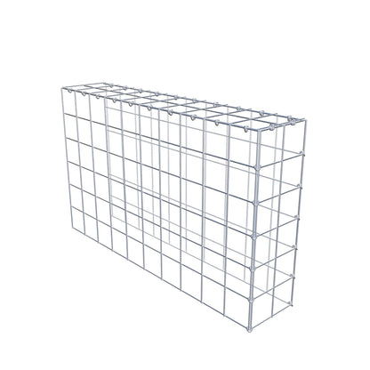 Type 4 oplegkorf 100 cm x 60 cm x 20 cm (L x H x D), maaswijdte 10 cm x 10 cm, C-ring