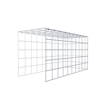 Gabião Tipo 4 100 cm x 50 cm x 40 cm (C x A x P), malhagem 10 cm x 10 cm, anel C