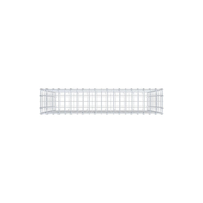 Gabbione 100 cm x 100 cm x 20 cm (L x H x P), maglia 5 cm x 10 cm, anello a C