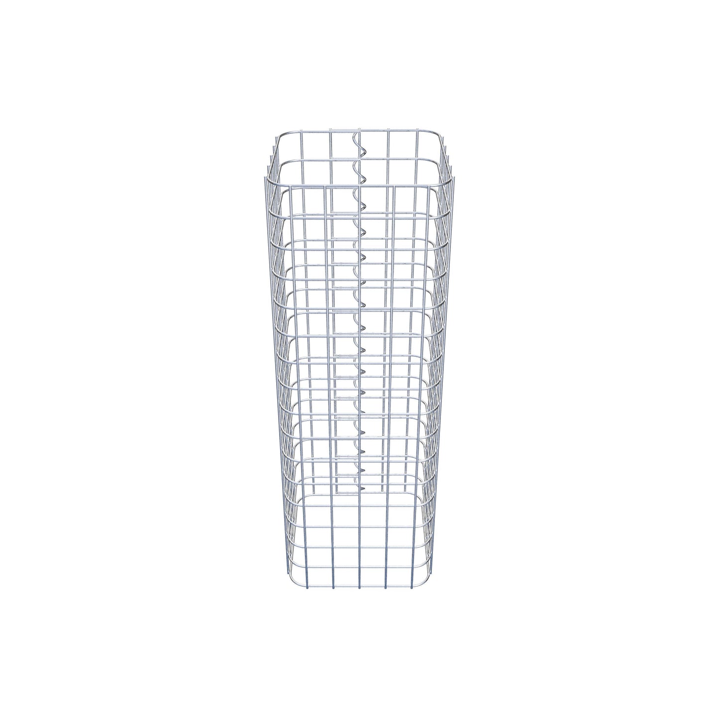 Gabionensäule eckig 27 cm x 27 cm, 80 cm Höhe, MW 5 cm x 5 cm
