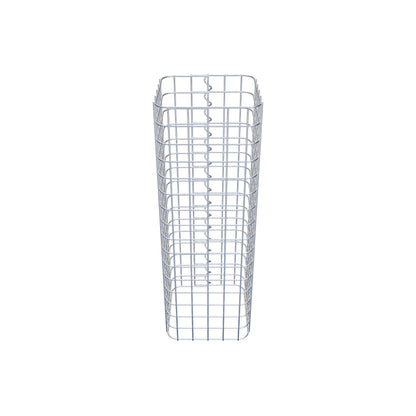Gabionensäule eckig 27 cm x 27 cm, 80 cm Höhe, MW 5 cm x 5 cm