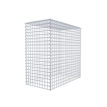 Opvokset gabion type 3 100 cm x 100 cm x 50 cm (L x H x D), maskestørrelse 5 cm x 5 cm, spiral