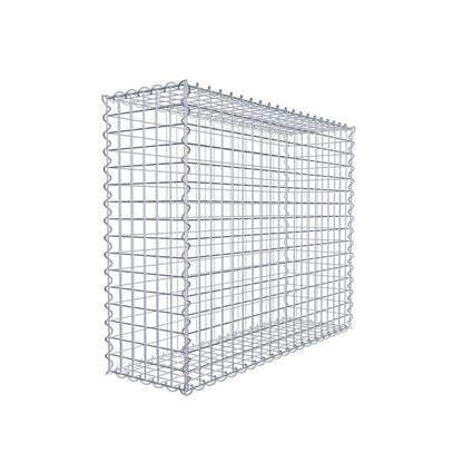 Gabion 100 cm x 80 cm x 30 cm (L x H x P), mailles 5 cm x 5 cm, spirale
