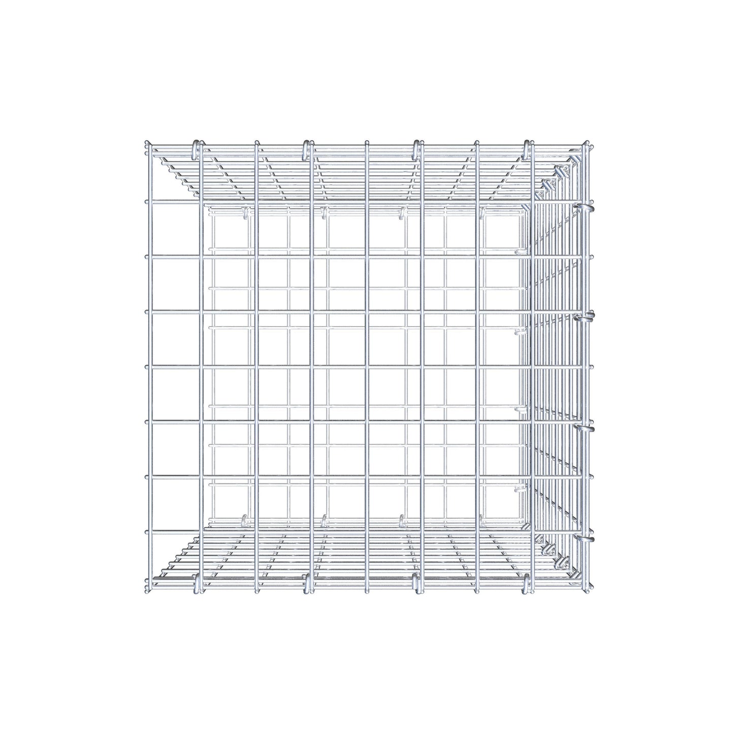 Add-on pool type 2 50 cm x 40 cm x 40 cm (L x H x D), maaswijdte 5 cm x 5 cm, C-ring