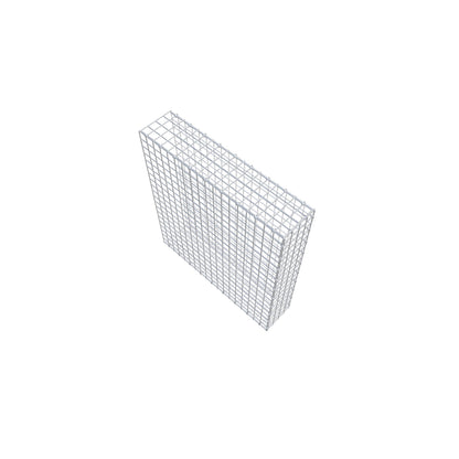 Typ 2 påbyggnadsgabion 100 cm x 90 cm x 20 cm (L x H x D), maskstorlek 5 cm x 5 cm, C-ring