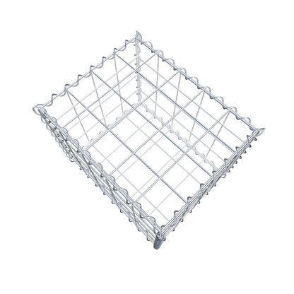Gabbione 50 cm x 40 cm x 40 cm (L x H x P), maglia 10 cm x 10 cm, spirale