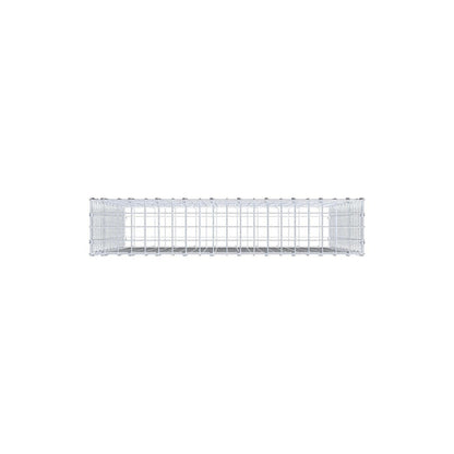 Schanskorf 100 cm x 100 cm x 20 cm (L x H x D), maaswijdte 5 x 5 cm, spiraalring
