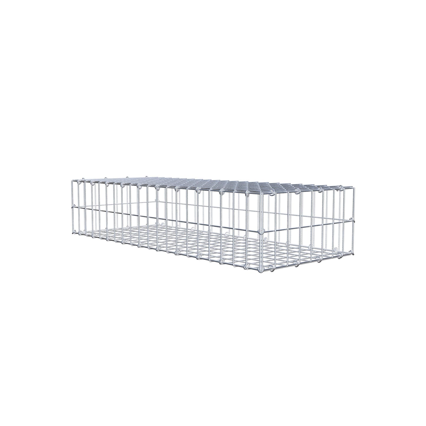 Schanskorf 100 cm x 20 cm x 40 cm (L x H x D), maaswijdte 5 cm x 10 cm, C-ring