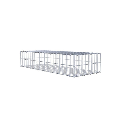 Schanskorf 100 cm x 20 cm x 40 cm (L x H x D), maaswijdte 5 cm x 10 cm, C-ring