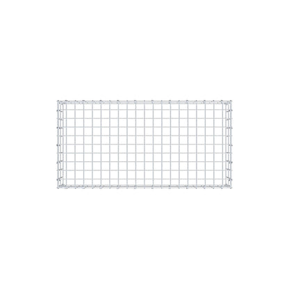 Typ 3 påbyggnadsgabion 100 cm x 20 cm x 50 cm (L x H x D), maskstorlek 5 cm x 10 cm, C-ring