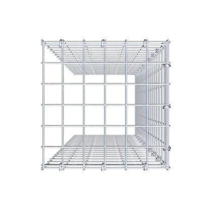 Add-on schanskorf type 4 100 cm x 30 cm x 30 cm (L x H x D), maaswijdte 5 cm x 5 cm, C-ring