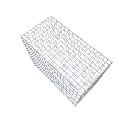 Gabião 100 cm x 80 cm x 50 cm (C x A x P), malhagem 5 cm x 10 cm, anel C