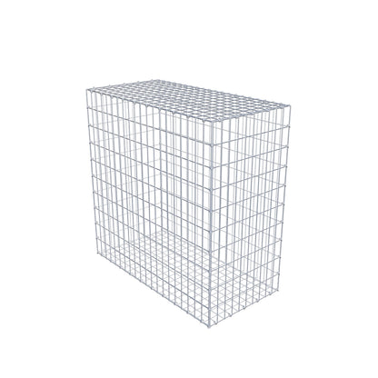 Gabbione 100 cm x 100 cm x 50 cm (L x H x P), maglia 5 cm x 10 cm, anello a C
