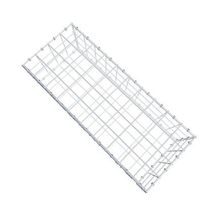Gabion 100 cm x 30 cm x 40 cm (L x H x D), mesh size 10 x 10 cm, spiral ring