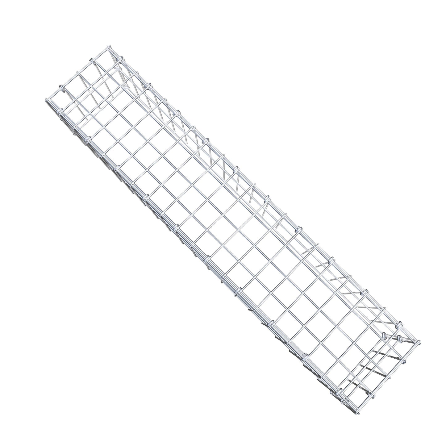 Type 3 oplegkorf 100 cm x 20 cm x 20 cm (L x H x D), maaswijdte 5 cm x 10 cm, C-ring