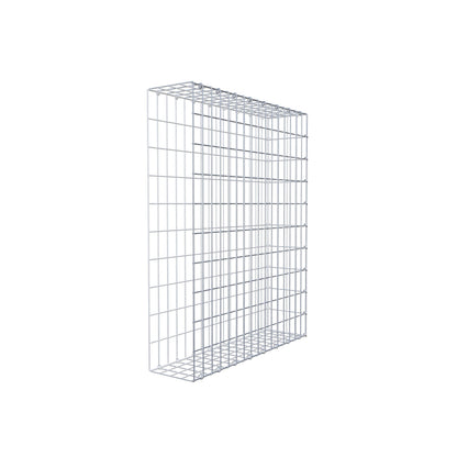 Anbaugabione Typ 2 100 cm x 80 cm x 20 cm, Maschenweite 5 cm x 10 cm, C-Ring
