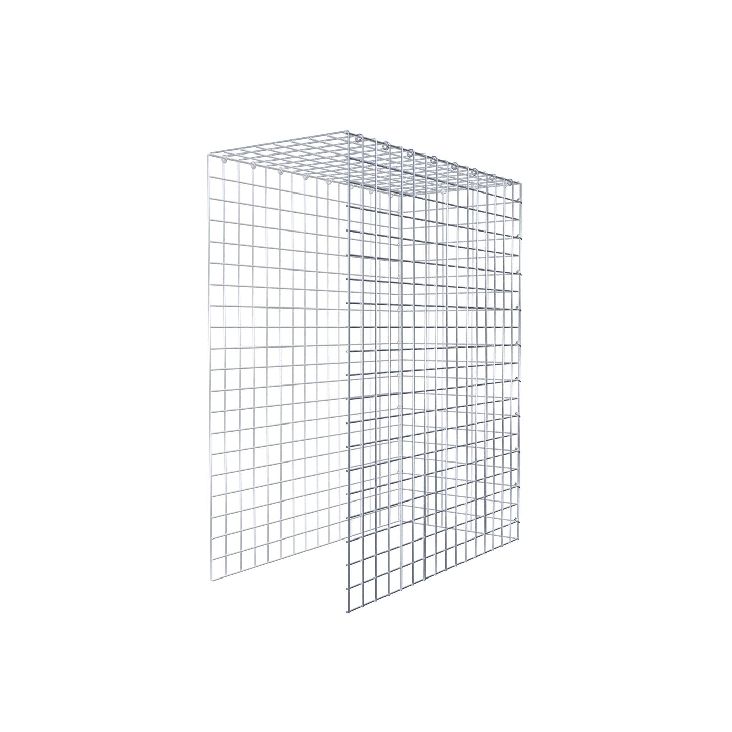 Anbaugabione Typ 4 100 cm x 80 cm x 40 cm (L x H x T), Maschenweite 5 cm x 5 cm, C-Ring