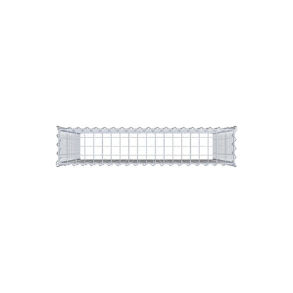 Opvokset gabion type 3 100 cm x 100 cm x 20 cm (L x H x D), maskestørrelse 5 cm x 5 cm, spiral
