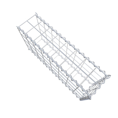 Add-on schanskorf type 2 80 cm x 40 cm x 20 cm (L x H x D), maaswijdte 10 cm x 10 cm, spiraalvormig