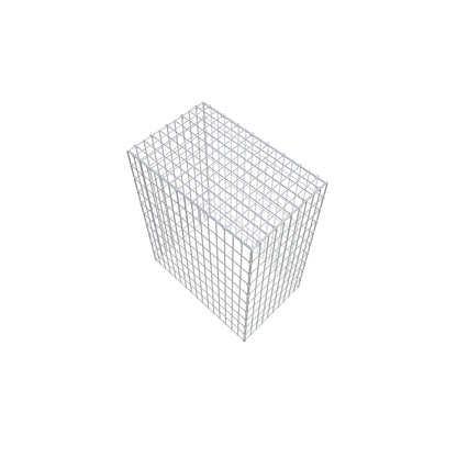 Monteret gabion type 3 100 cm x 80 cm x 50 cm (L x H x D), maskestørrelse 5 cm x 10 cm, C-ring