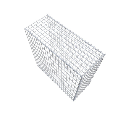 Opvokset gabion type 2 100 cm x 100 cm x 40 cm (L x H x D), maskestørrelse 5 cm x 10 cm, spiral