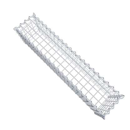 Gabião Tipo 3 100 cm x 30 cm x 20 cm (C x A x P), malhagem 5 cm x 5 cm, espiral