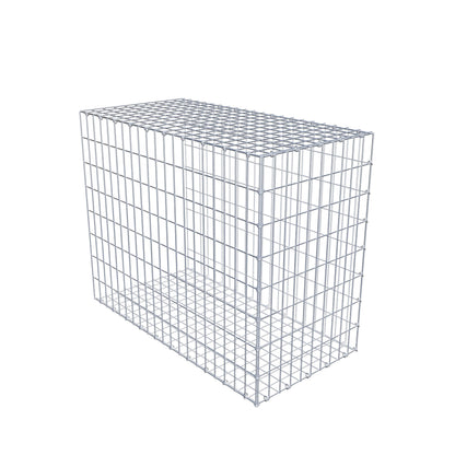 Opzetpaal type 2 100 cm x 80 cm x 50 cm, maaswijdte 5 cm x 10 cm, C-ring