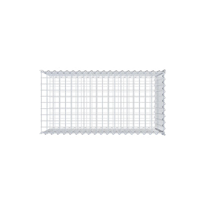 Add-on schanskorf type 2 100 cm x 50 cm x 50 cm (L x H x D), maaswijdte 5 cm x 5 cm, spiraalvormig