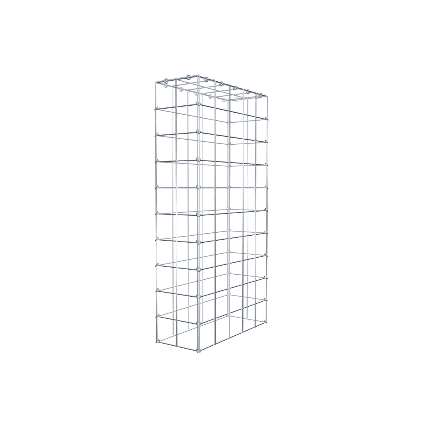 Type 3 oplegkorf 100 cm x 50 cm x 20 cm (L x H x D), maaswijdte 10 cm x 10 cm, C-ring