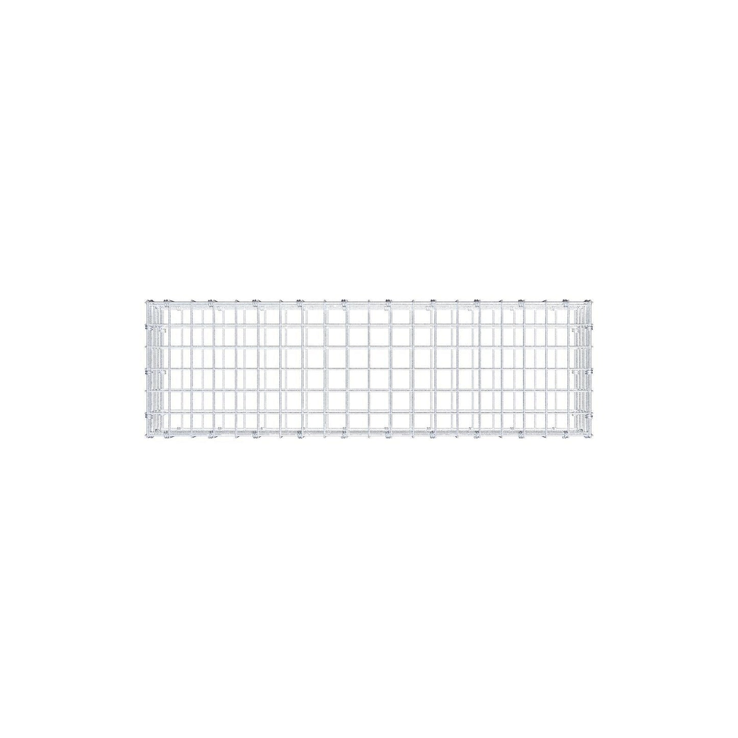 Gabião 100 cm x 20 cm x 30 cm (C x A x P), malhagem 5 x 5 cm, anel espiral