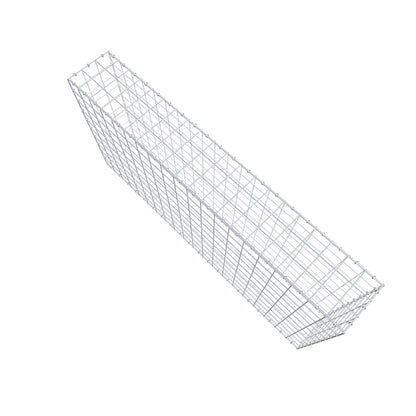Gabion 200 cm x 100 cm x 30 cm (L x H x D), maskstorlek 10 cm x 10 cm, C-ring