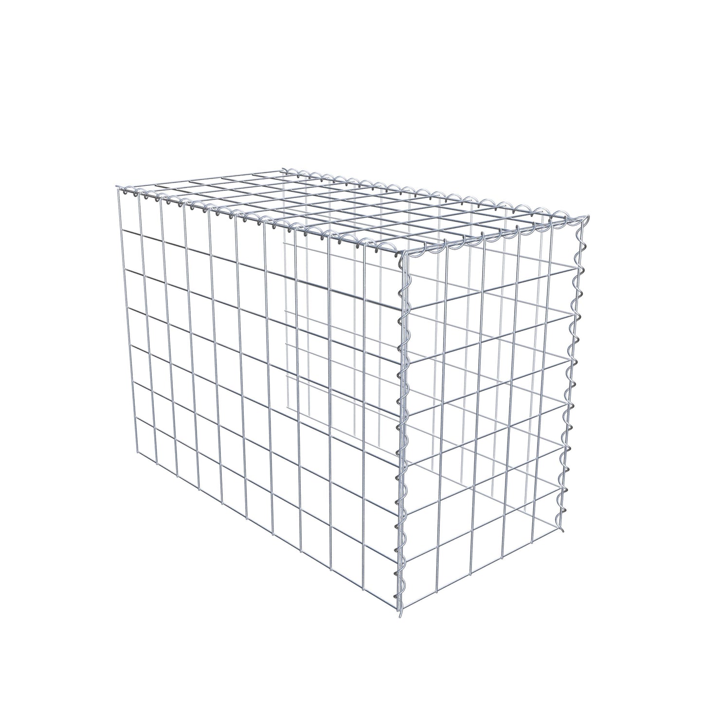Add-on schanskorf type 4 100 cm x 70 cm x 50 cm (L x H x D), maaswijdte 10 cm x 10 cm, spiraal