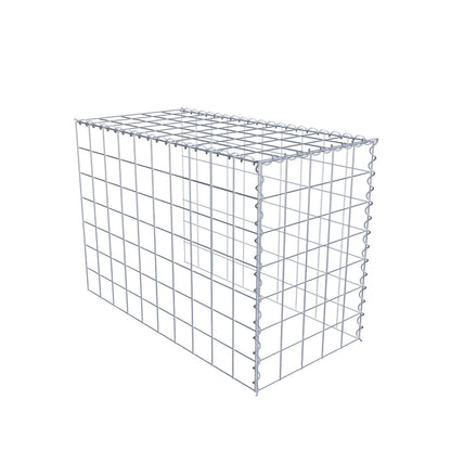 Add-on schanskorf type 4 100 cm x 70 cm x 50 cm (L x H x D), maaswijdte 10 cm x 10 cm, spiraal