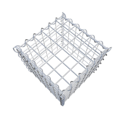 Gabion rapporté type 3 30 cm x 30 cm x 30 cm (L x H x P), mailles 5 cm x 5 cm, spirale