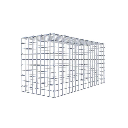 Type 3 oplegkorf 100 cm x 50 cm x 40 cm (L x H x D), maaswijdte 5 cm x 5 cm, C-ring