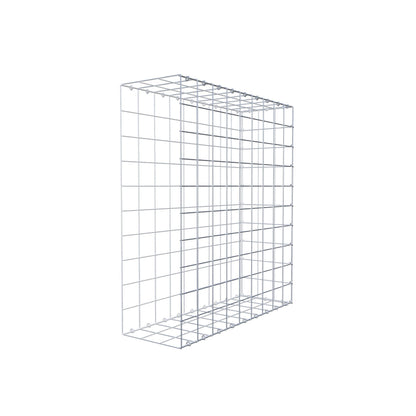 Fourche rapportée type 2 100 cm x 90 cm x 30 cm (L x H x P), mailles 10 cm x 10 cm, anneau en C